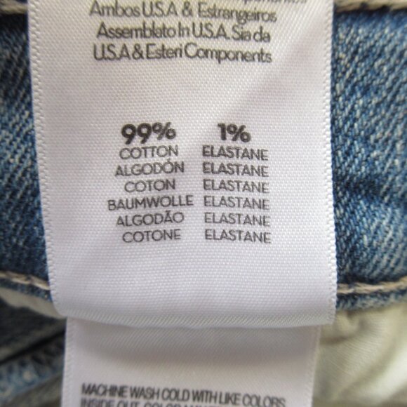 NWT Mother Rascal Skimp in Punk Charming Straight Stretch Stretch Jeans 30 - Picture 8 of 10